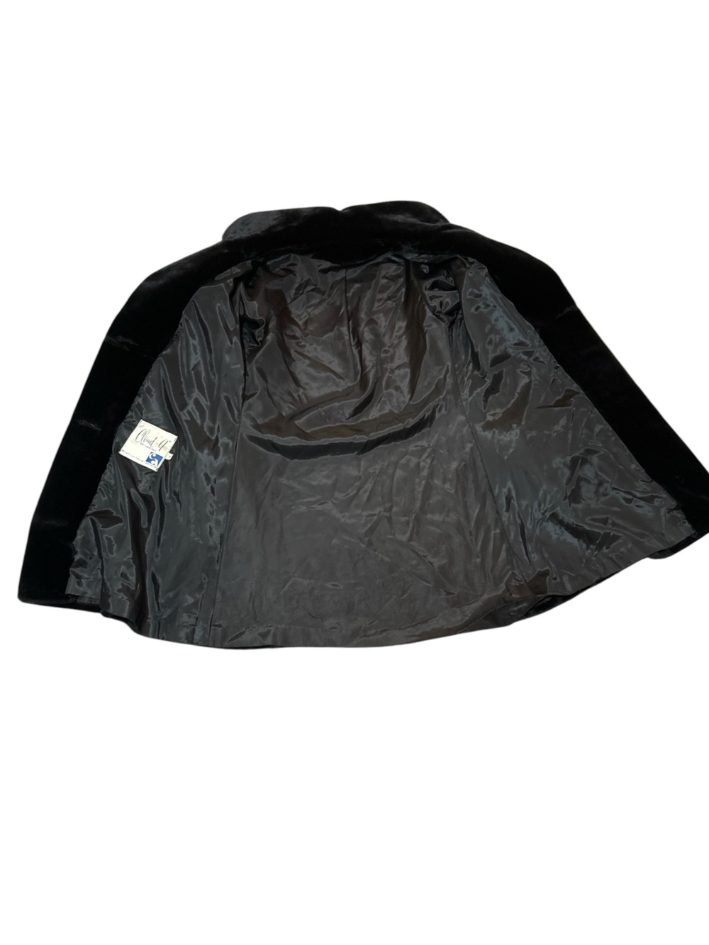 Cloud 9 Pure Rabbit Long Sleeved Double Breasted Jacket Coat - Picture 4 of 6